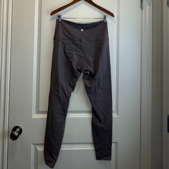 TAUPE LEGGINGS SIZE 12 LADIES LULULEMON - Picture 2 of 2